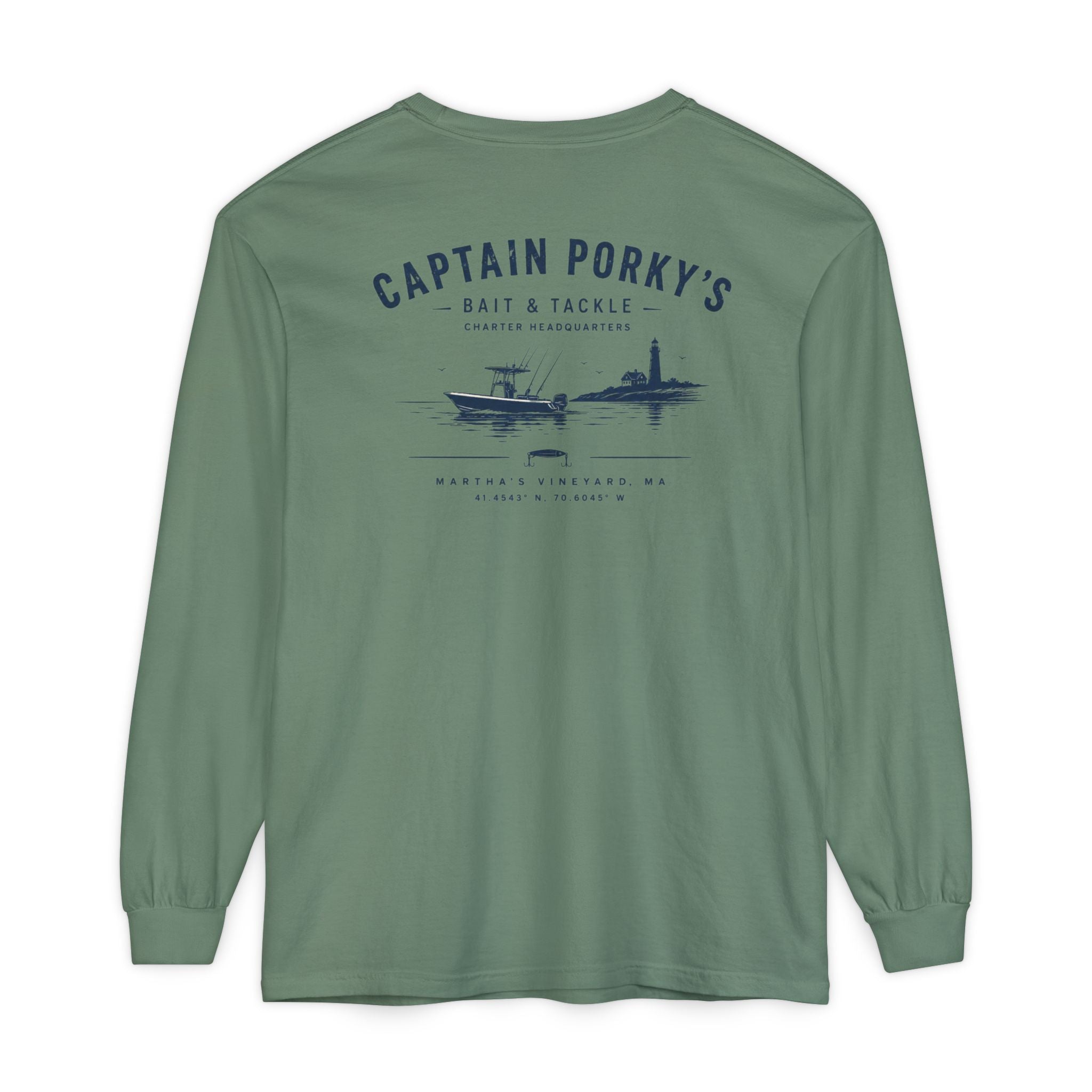 Captain Porky’s Bait & Tackle West Chop Long Sleeve Tee