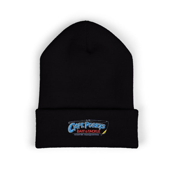 Captain Porky's Bait & Tackle Embroidered Beanie