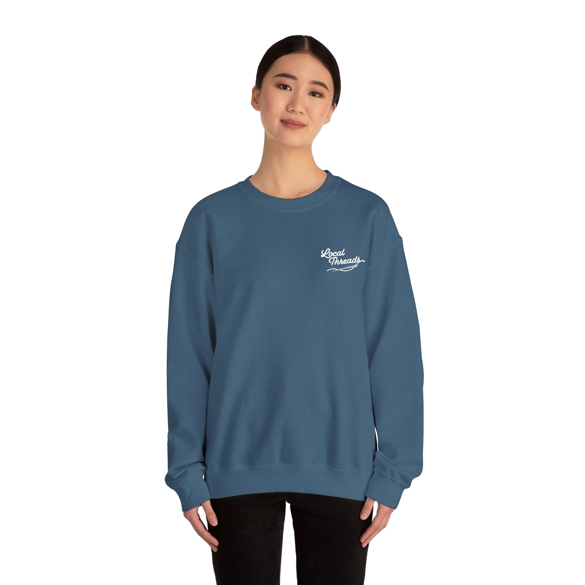 Local Threads Embroidered Crewneck