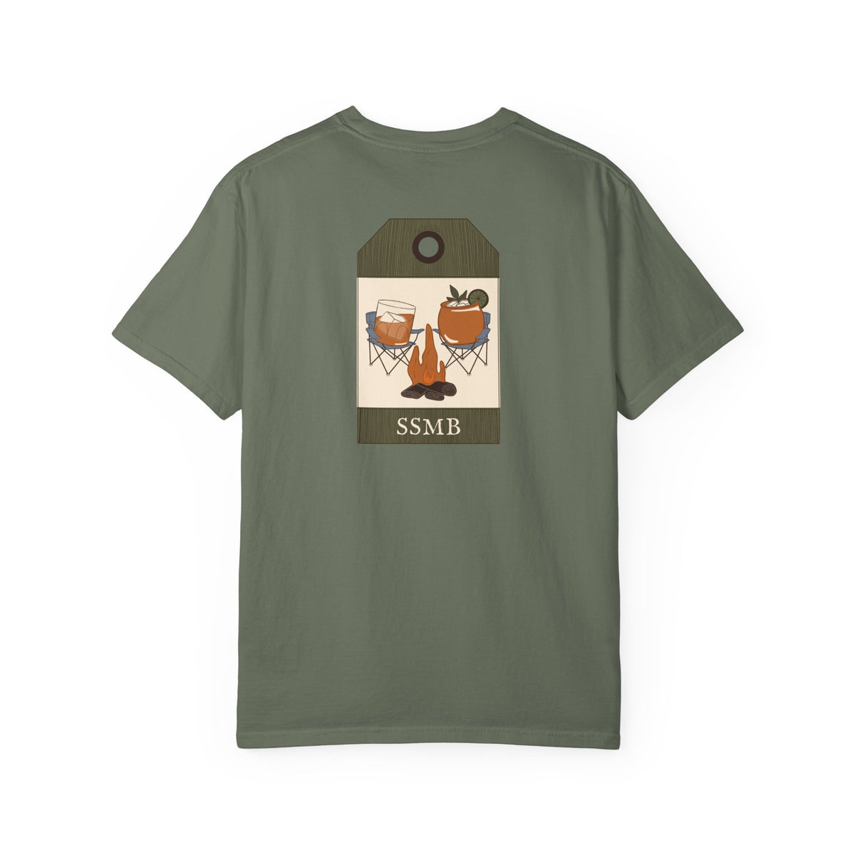 Sunset Sips Vintage Tag T-Shirt