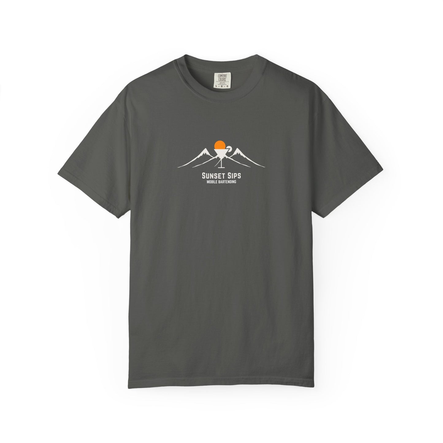 Sunset Sips Mobile Bartending T-Shirt