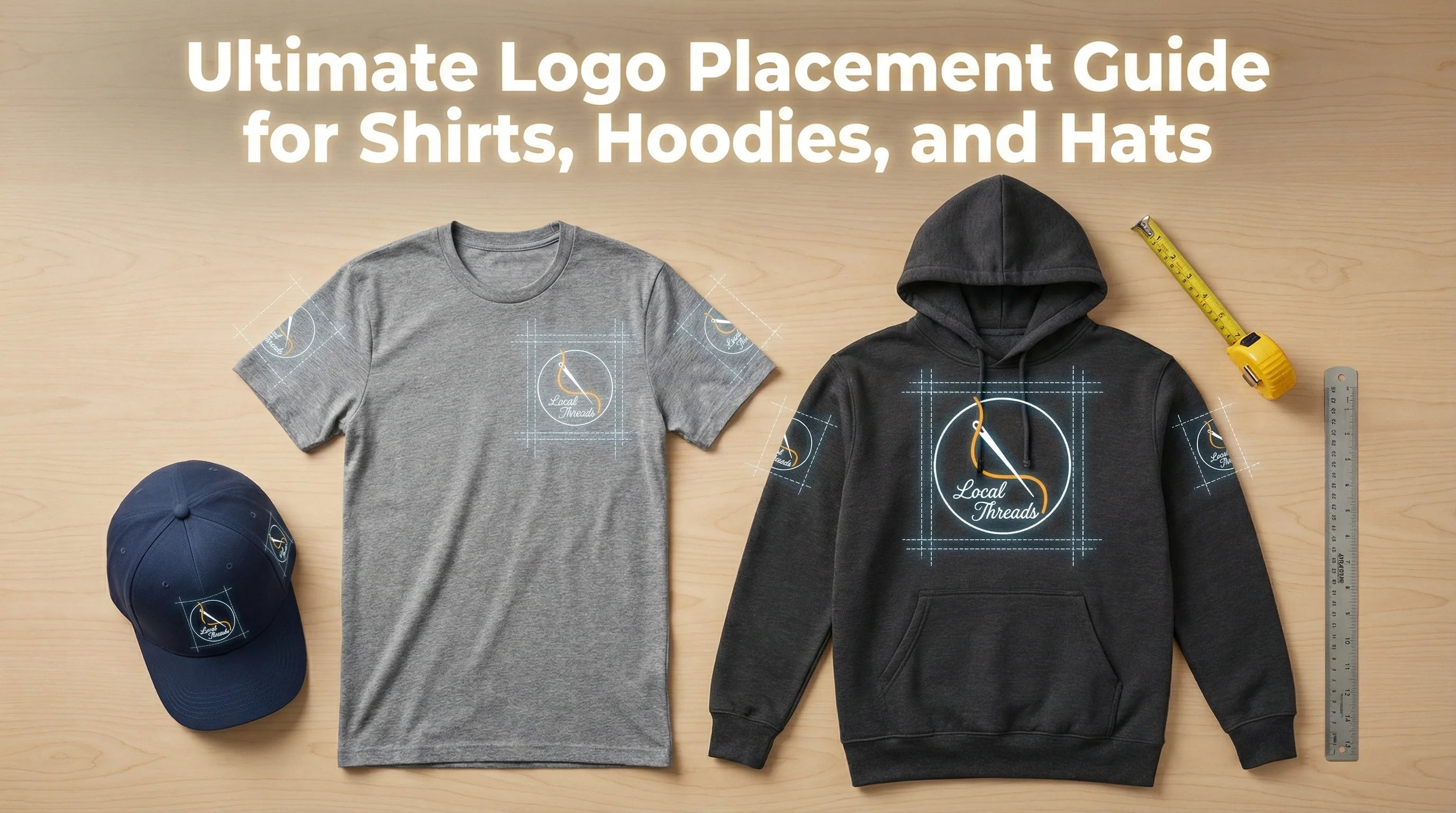 The Ultimate Logo Placement Guide for Shirts, Hoodies, and Hats